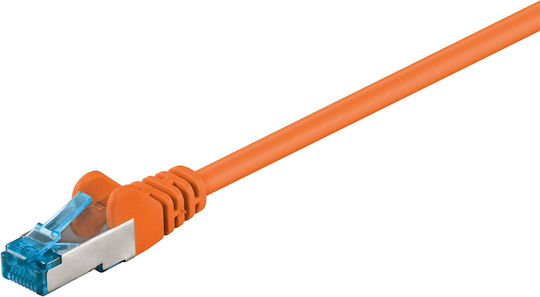 Goobay S/FTP Cat.6a Ethernet Network Cable 1.5m Orange 1pcs