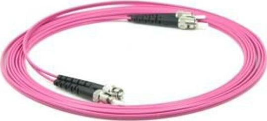 Microconnect Καλώδιο Οπτικής Ίνας ST-ST 3m Μωβ