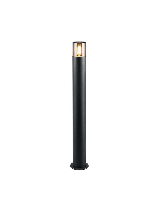 Trio Lighting Hoosic Outdoor Floor Lamp Small Post 28W IP44 for E27 Socket Black