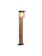 Trio Lighting Outdoor Floor Lamp Small Post 20W IP44 for E27 Light Bulb White