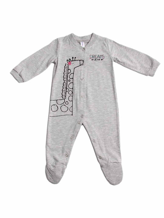 Dreams Baby Bodysuit Set Grey