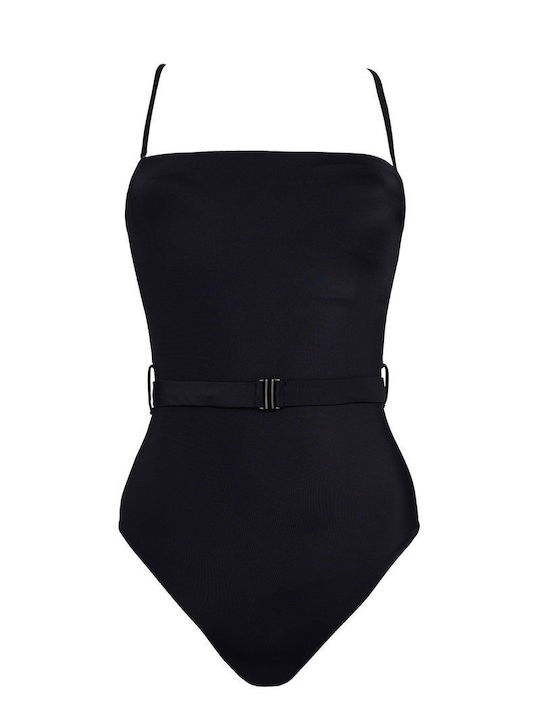 SugarFree One-Piece Swimsuit with Padding Black