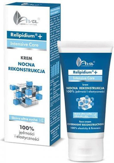 Ava Laboratorium Relipidum+ Rich Ενυδατική & Αντιγηραντική Κρέμα Προσώπου Νυκτός κατά της Ερυθρότητας με Ceramides & Προβιοτικά 50ml