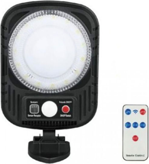 Arrango Επιτοίχιο Ηλιακό Φωτιστικό 15W RGB με Τηλεχειριστήριο 17x10.7εκ.
