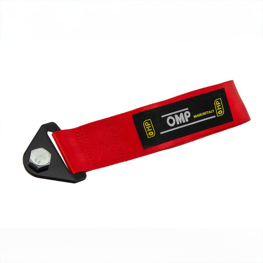 OMP Car Towing Strap In Red Colour