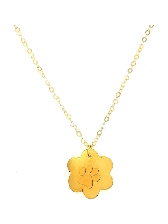 Dio Jewellery Lab Feet Kids Necklace Made of Silver