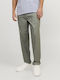 Trousers Chino Elastic in Tapered Line Olive
