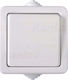 Kanlux Waterproof Wall Switch One-Way White