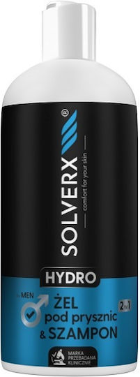Solverx Hydro Shower Gel Shampoo 2in1 Men 400ml