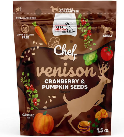 1.5kg Dry Food for Dogs Grain-Free & Gluten-Free with Pumpkin