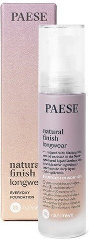 Paese Nanorevit Natural Finish Longwear Everyday Foundation Long-lasting Foundation A Natural Finish 1.5 Nude 30ml