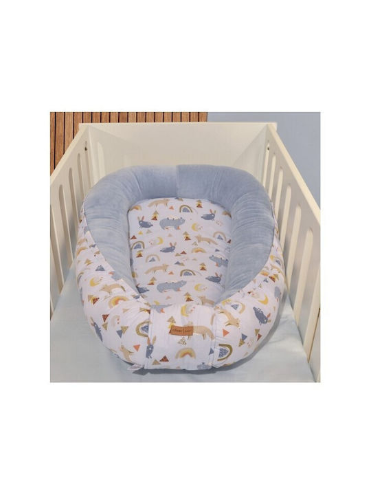 Baby Oliver Baby Nest Blue 75x110cm