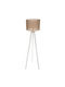 Floor Lamp H185cm. with Socket for Bulb E27 Beige