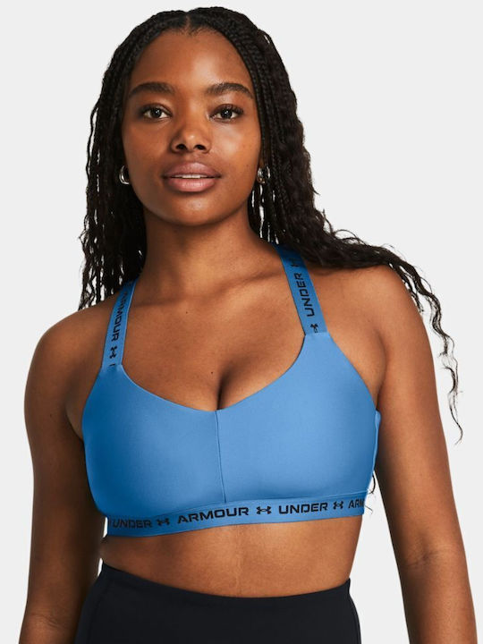 Under Armour Femei Sutien sport Albastru cu ump...