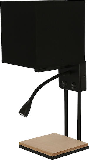 MSA Spot 40w Lamp Wall with Socket E14 and Switch Black