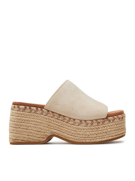 Toms Πλατφόρμες Μπεζ