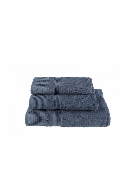 Astron Italy Πετσέτα Προσώπου 50x90εκ. Navy Blue Βάρους 550gr/m²