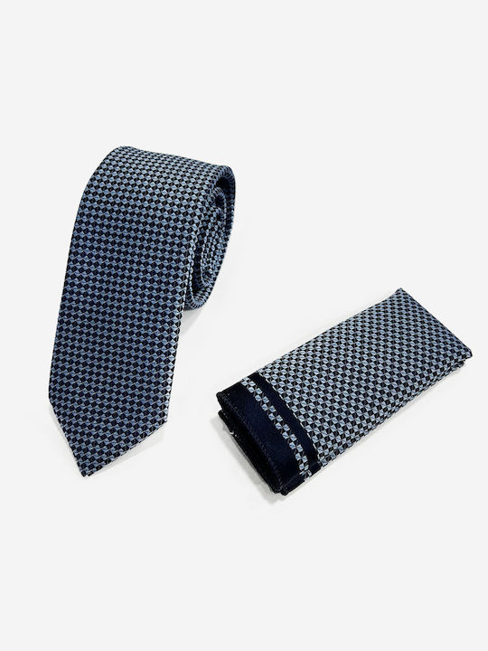 Tresor Set de Cravată pentru Bărbați Light Blue 3
