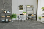 Keros Floor Interior Matte Tile 80x80cm Acero