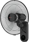 Hobby HWF-80613 Wall Fan 55W Diameter 40cm with Remote Control