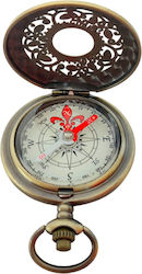 Nautical Compass Pocket Compass Elaborate Design Cap Selena 5cm