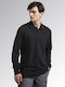 Polo Long Sleeve Blouse Black