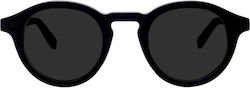 Zeus & Dione Orion Sunglasses Μαύρα with Acetate Frame & Black Lens