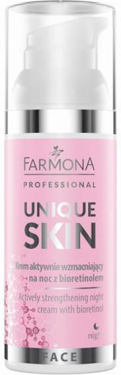 Farmona Unique Skin with Bioretinol Κρέμα Προσώπου Νυκτός για Ενυδάτωση & Λάμψη με Ρετινόλη 50ml