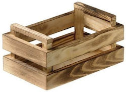 Leone Coș de Servire Lemn cu Dimensiuni 13.5x8.5x6.7cm 4buc Leone Coș de Servire Lemn cu Dimensiuni 13.5x8.5x6.7cm 4buc