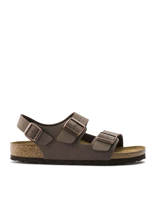 Birkenstock Milano Кожени Дамски Сандали Кафяв ...