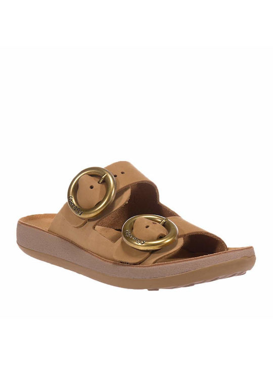 Fantasy Sandals Piele Sandale dama Anatomic în Tabac maro Culoare