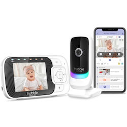 Hubble Connected Nursery Pal Essential Wireless Baby Monitor with Camera & Screen 2.8" , Two-way Communication & Lullabies