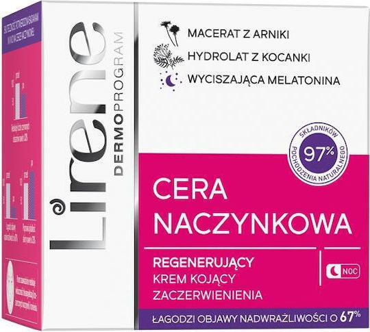 Lirene Cera Naczynkowa Cream Face Night 50ml