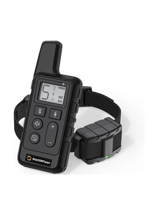 Professional Electric Dog Collar Training Hunting Dogs Remote Control Display Adjustable Black