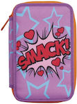 Carioca Comics Pencil Case Full with 3 Compartments