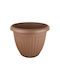 TnS Pot Plastic Brown 30x30cm.