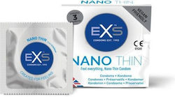 EXS Προφυλακτικά Nano Thin 3τμχ 53mm Natural