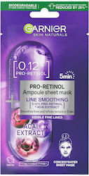 Garnier Mască de Față cu Pro-retinol și Ser în Foaie de Material Pro-retinol 19g