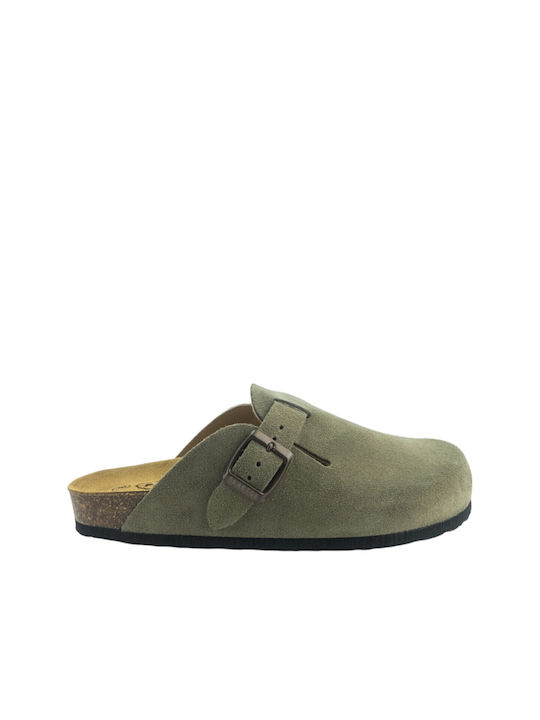 Plakton Дамски Дървени обувки Light Khaki