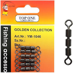 Top One High Speed Treble Rolling Swivel No 4