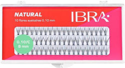 Ibra Natural Knot-free False Eyelashes 0.10 C-8mm Ibra Natural Knot-free False Eyelashes 0.10 C-8mm