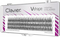 Clavier Vshape Fishtail Eyelashes Tufts Eyelashes 8mm