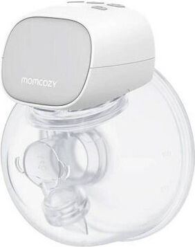 Momcozy Pompa de sân simplă și electrică Funcționează cu baterie Alb 120ml