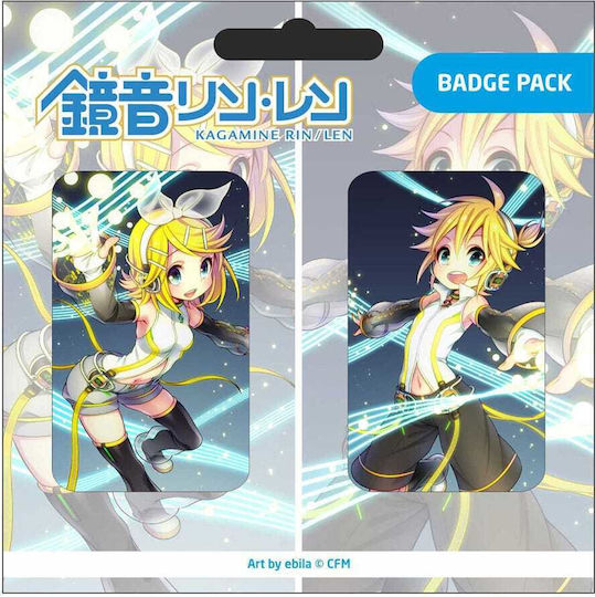 Hatsune Miku Pin Badges 2-Pack Set C