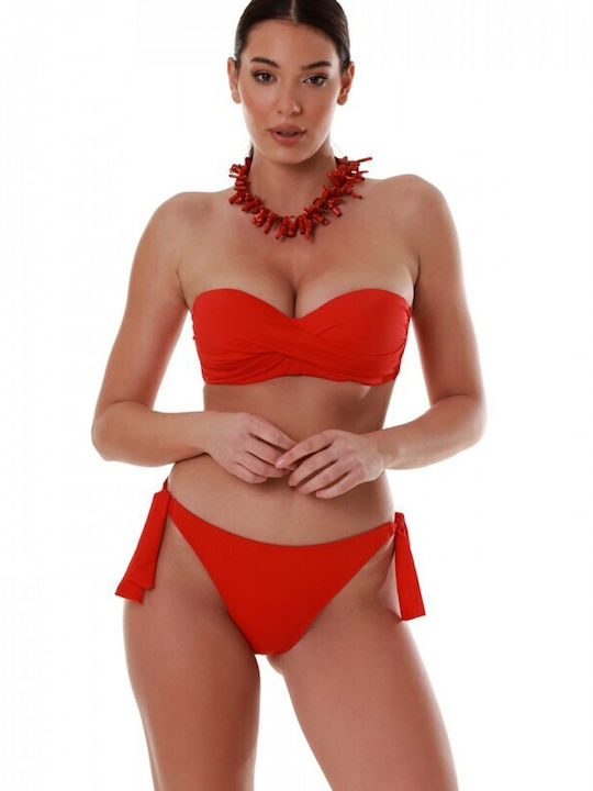Bluepoint Bikini Bra with Detachable Straps RED