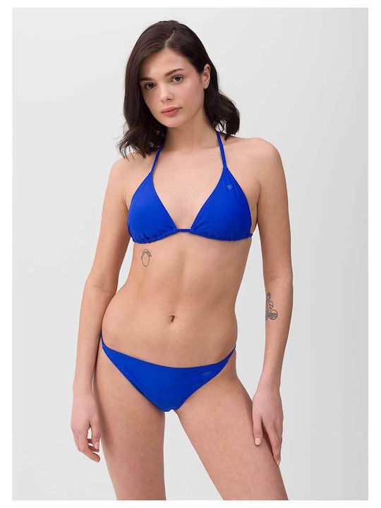4F Triangle Bikini Top Blue