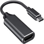 RayCue Μετατροπέας USB-C / HDMI male σε USB-C / HDMI female 10τμχ