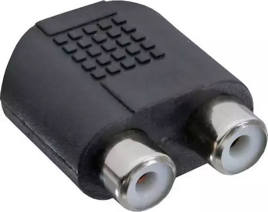 InLine Converter 3.5mm female to RCA 2x female 1pcs 99346