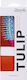 Tulip Hair Brush Pink Blue Janeke Tulip Vented Brush Curvy
