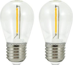 Goldlux Becuri LED 0.5W pentru Dulie E27 Alb cald 2buc Goldlux Becuri LED 0.5W pentru Dulie E27 Alb cald 2buc